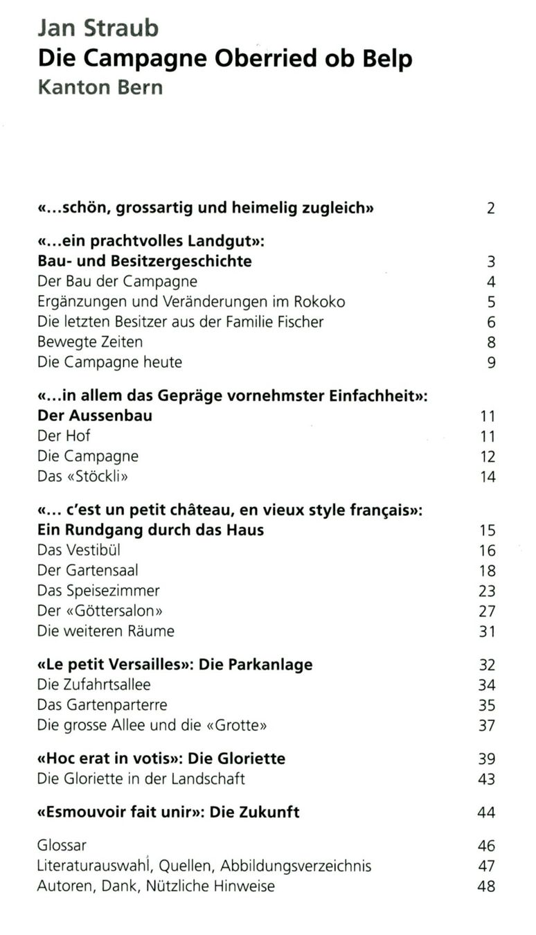 Libri: Campagne Oberried, Belp, Kunstführer – Usato da Aarau venduto da Elmaar41 2