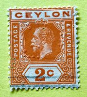 Briefmarken aus Sri Lanka (Ceylon) gestempelt 