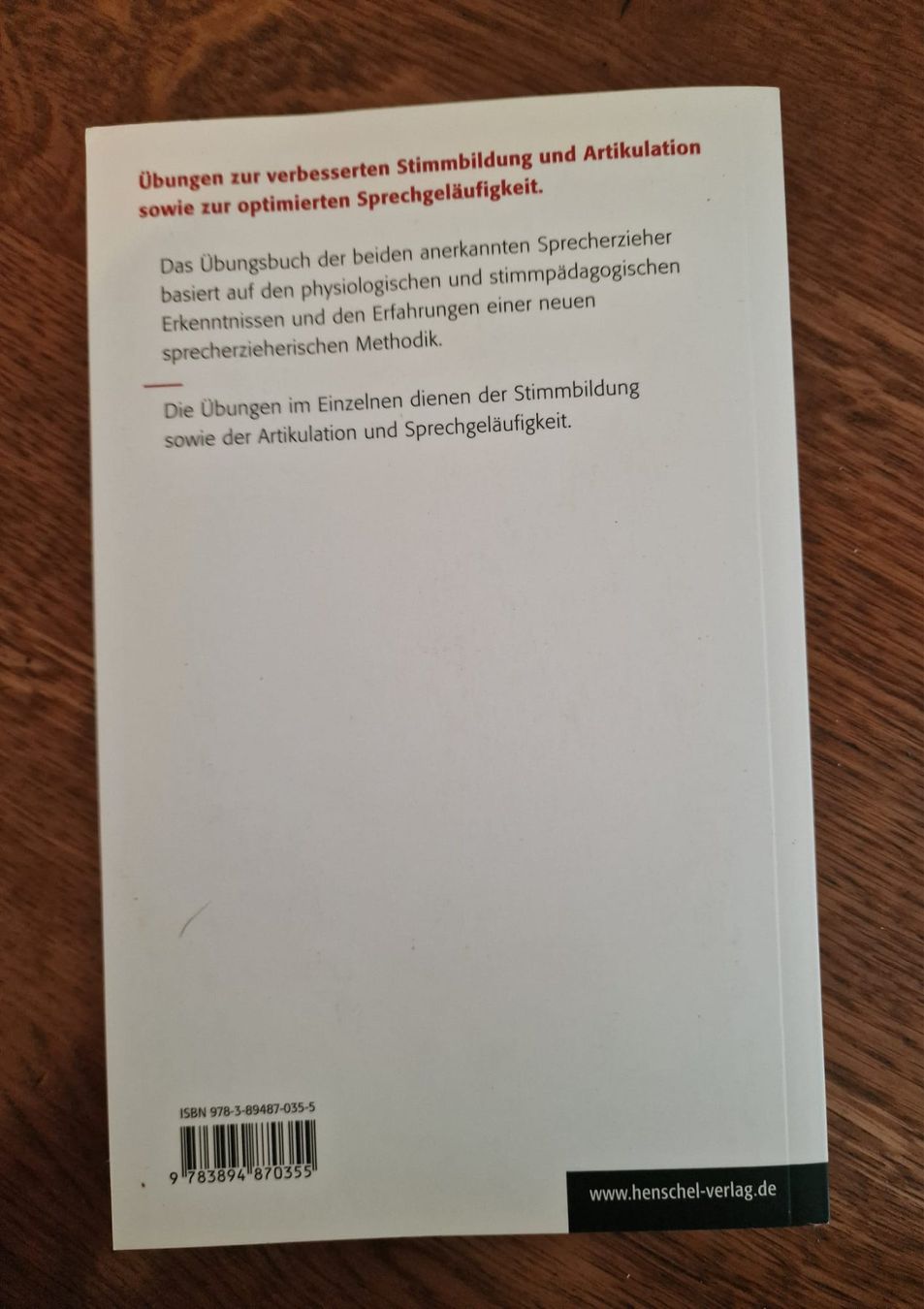 Libri: Sprecherzieherisches Übungsbuch – Nuovo (secondo la descrizione) da Bilten venduto da Ueli77 1