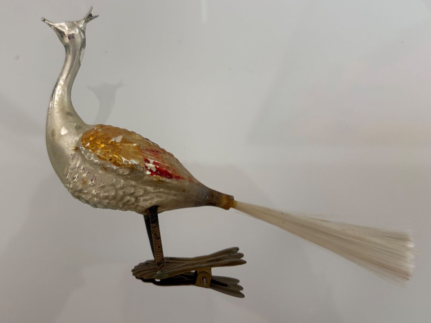Tutte le decorazioni: Antiker Pfau als Christbaumschmuck – Usato da Luzern venduto da Lampion 1