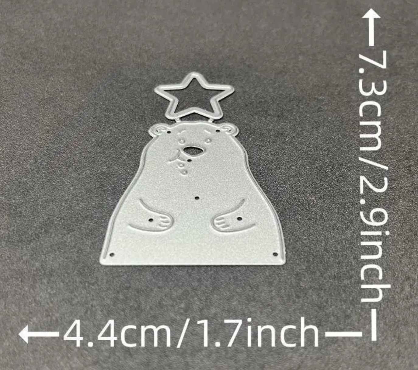 Sciablone: Bär mit Stern - Stanzschablone – Nuovo e nell'imballaggio originale da Frenkendorf venduto da jazzplatten 1