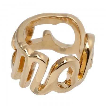 Marc Jacobs Ringe: Marc Jacobs Script Ring – Gebraucht aus st prex von magdalenaonline