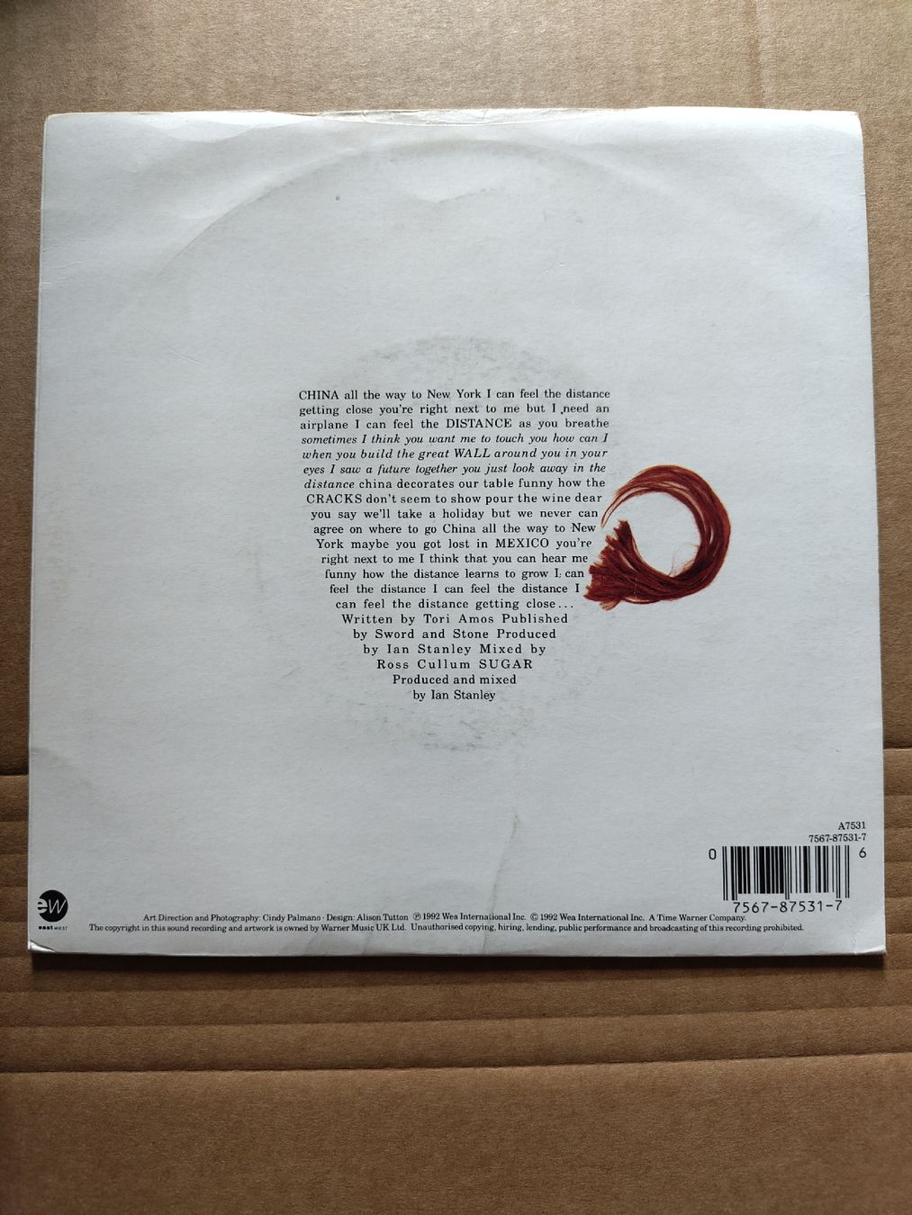 Schallplatten: Tori Amos - China 7" Single – Gebraucht aus Büsserach von Bey23 1