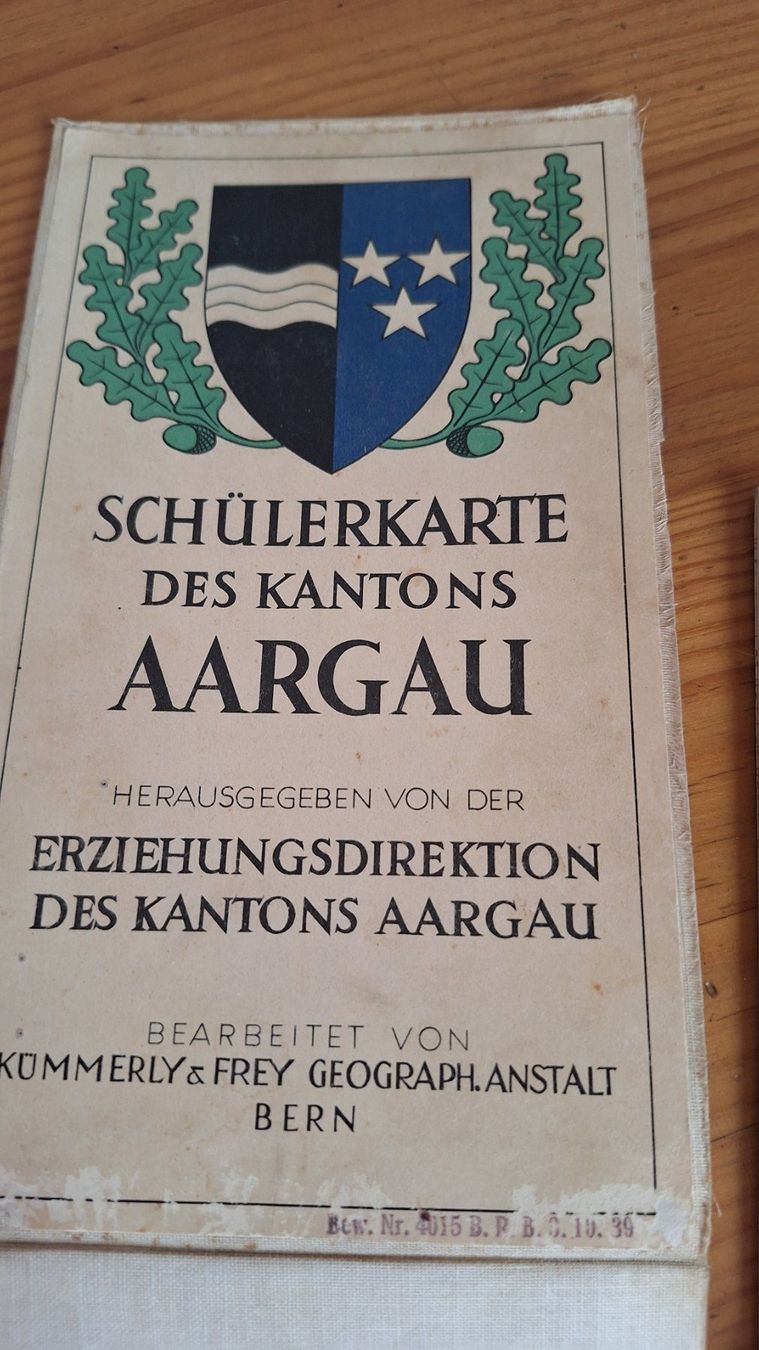 Cartine & Atlanti: Vintage Landkarten , Schülerkarten – Usato da Dornach venduto da majo8689 1