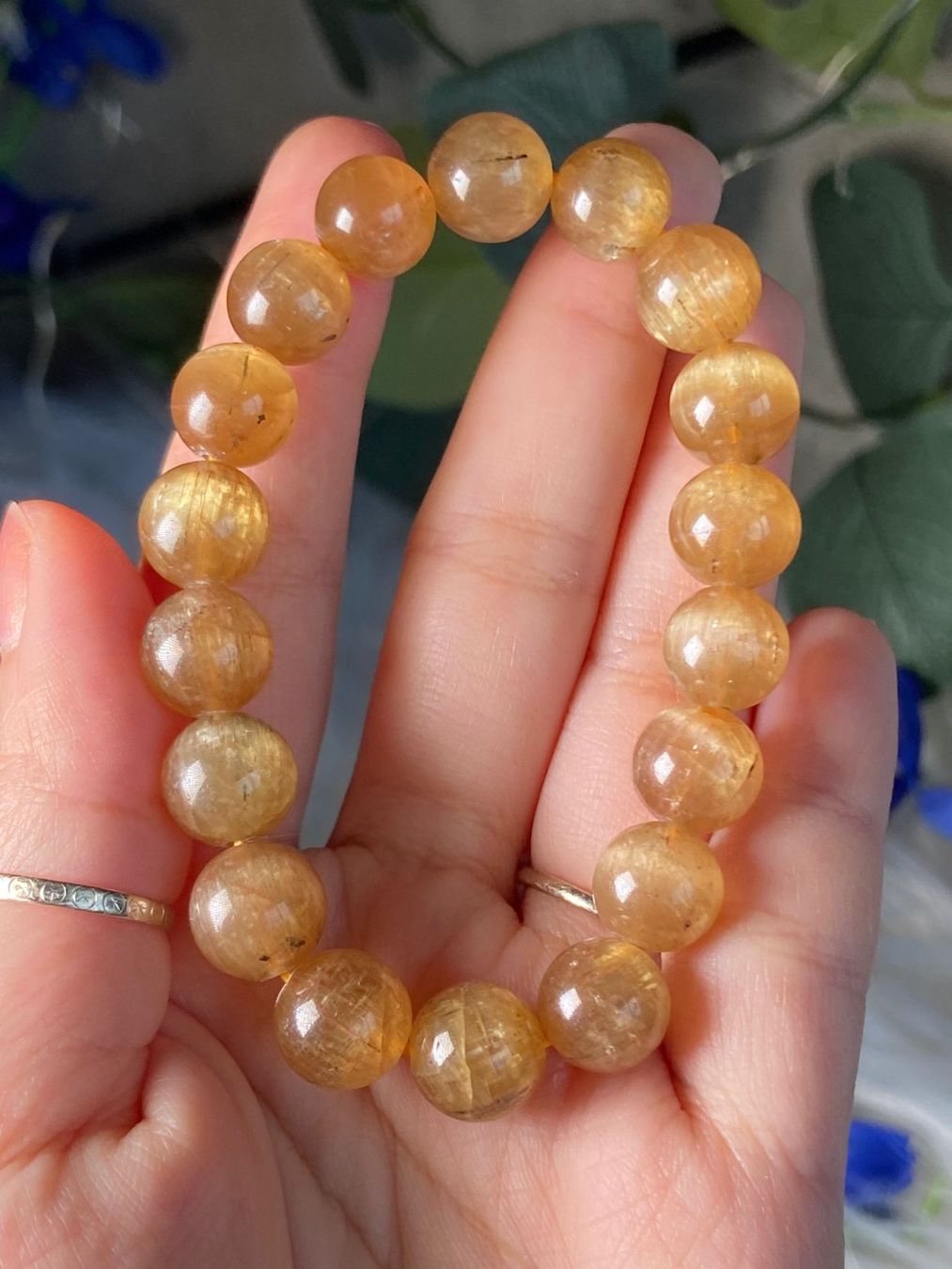 Pietre preziose: Golden Apatit Armband – Nuovo (secondo la descrizione) da Neuheim venduto da m.hald 2