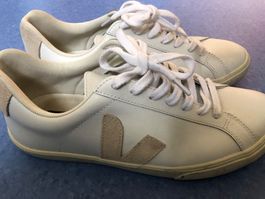 Veja Sneaker Leder Weiss Grösse 39 guter Zustand