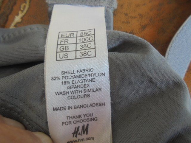 H&M Altra biancheria intima: BH grau Gr, 85C H&M NEU – Nuovo (secondo la descrizione) da Hinwil venduto da Glasperlen 5