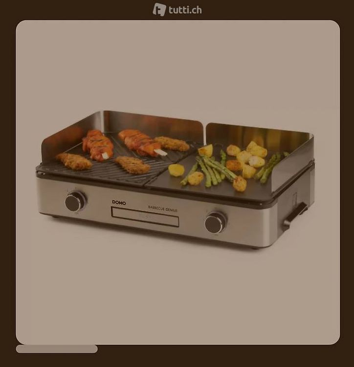 Tischgrill Barbecue Genius von Domo 1