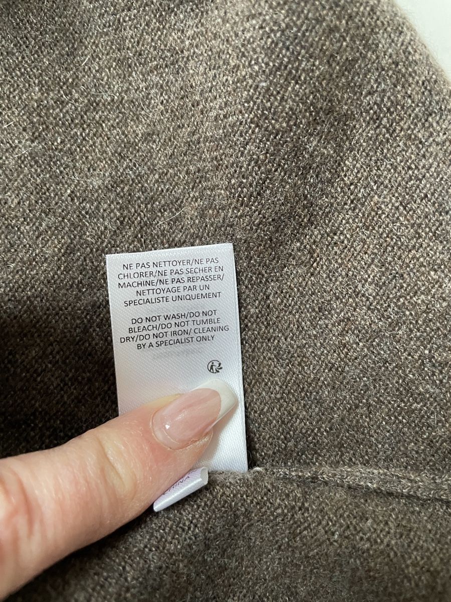 Max & Moi Vestiti: Cashmere Kleid mit Leder Grösse M neu – Nuovo e nell'imballaggio originale da Buch am Irchel venduto da TT65 6