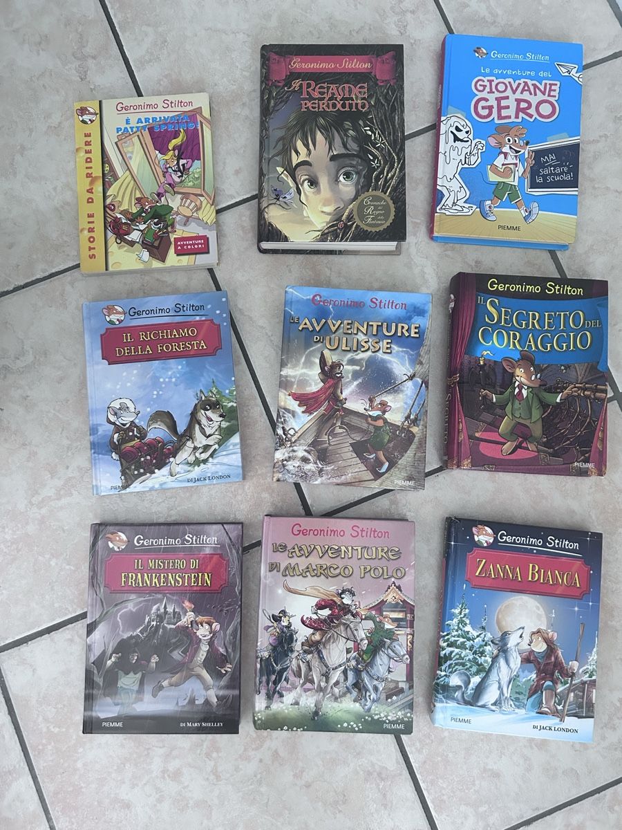 Libri: Lotto 8 libri Geronimo Stilton – Usato da Cugnasco venduto da sd1520
