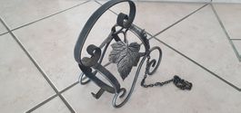 Porte-bouteille en fer forgé