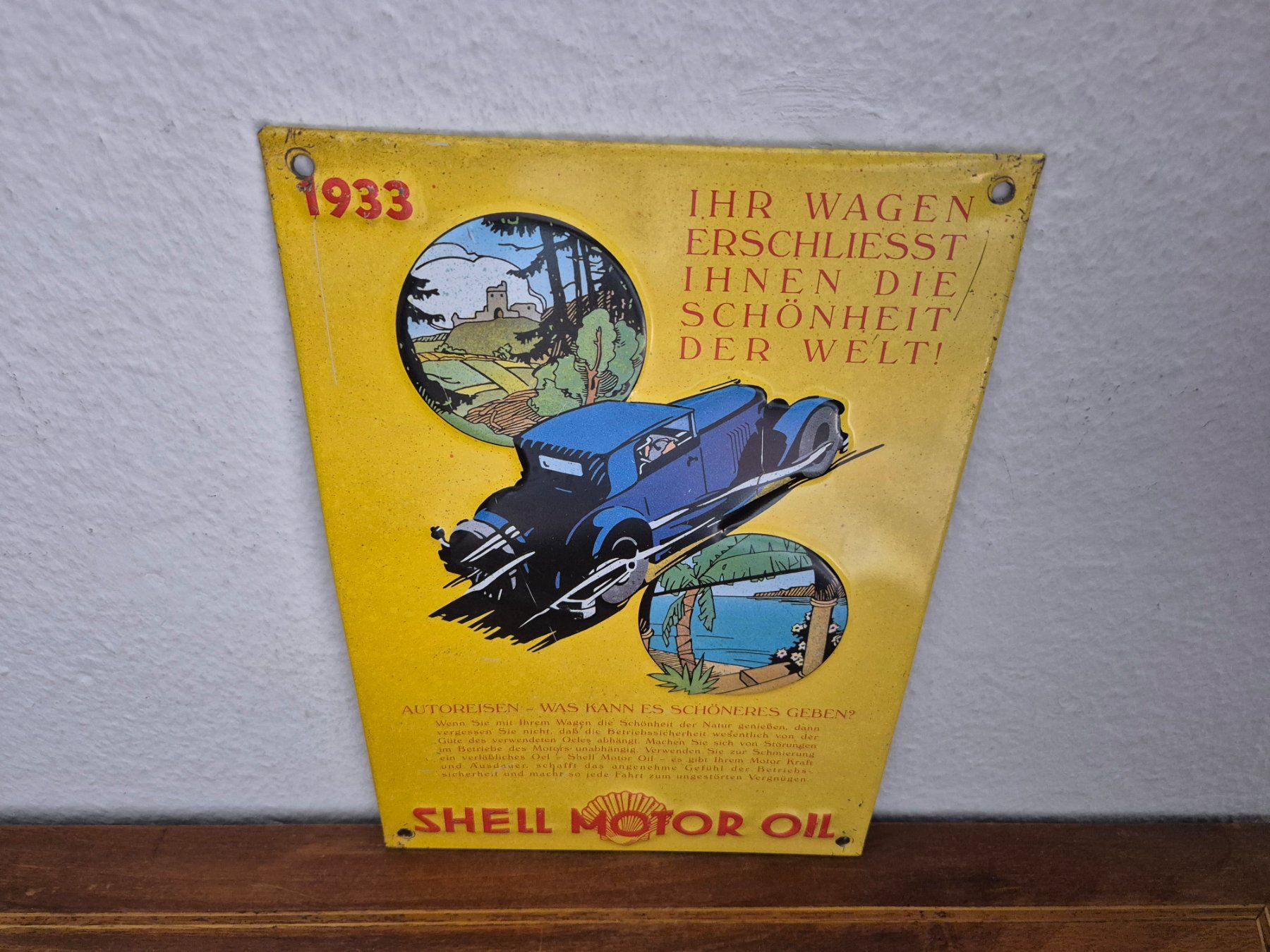 Shell Schilder: Blechschild Shell Tankstelle Tanksäule Limitiert 1993 Blech – Gebraucht aus Neuhausen von rraayy 3
