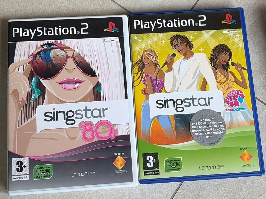 Giochi: Ps2 Set SingStar singstar 80 Singstar TheDome – Usato da Rüti ZH venduto da Butterfly206cc 1