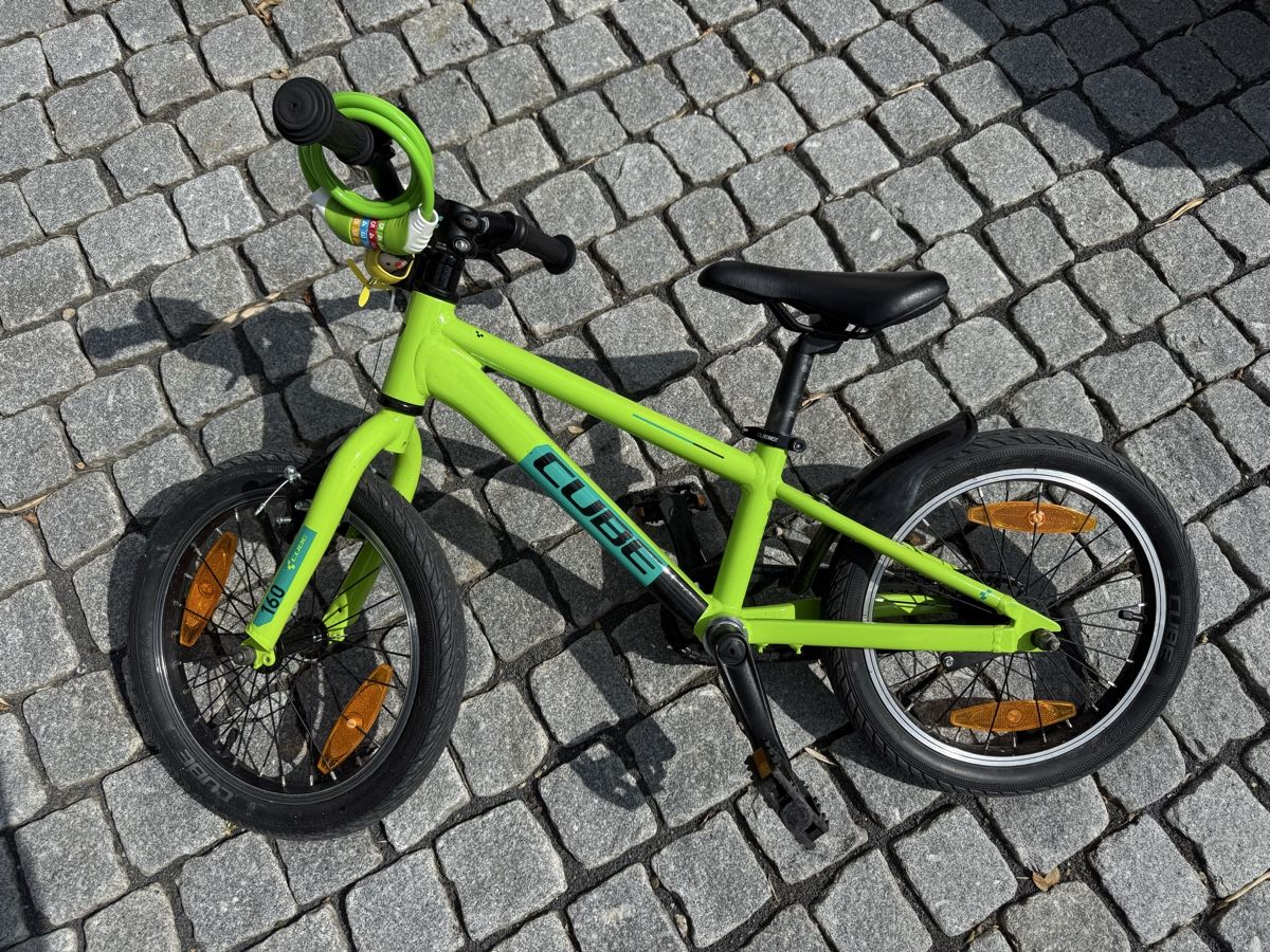 Cube Velos: CUBE 16 Zoll green & black – Gebraucht aus Zumikon von tet_ptr5 1