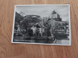 Postkarte, Schloss Werdenberg Buchs 1934