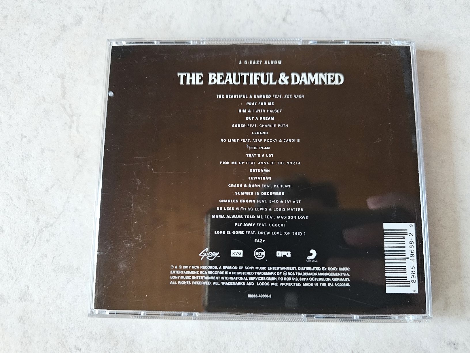 CD: G-Eazy  -  The Beautiful & Damned – Usato da Schneisingen venduto da backstore24 1