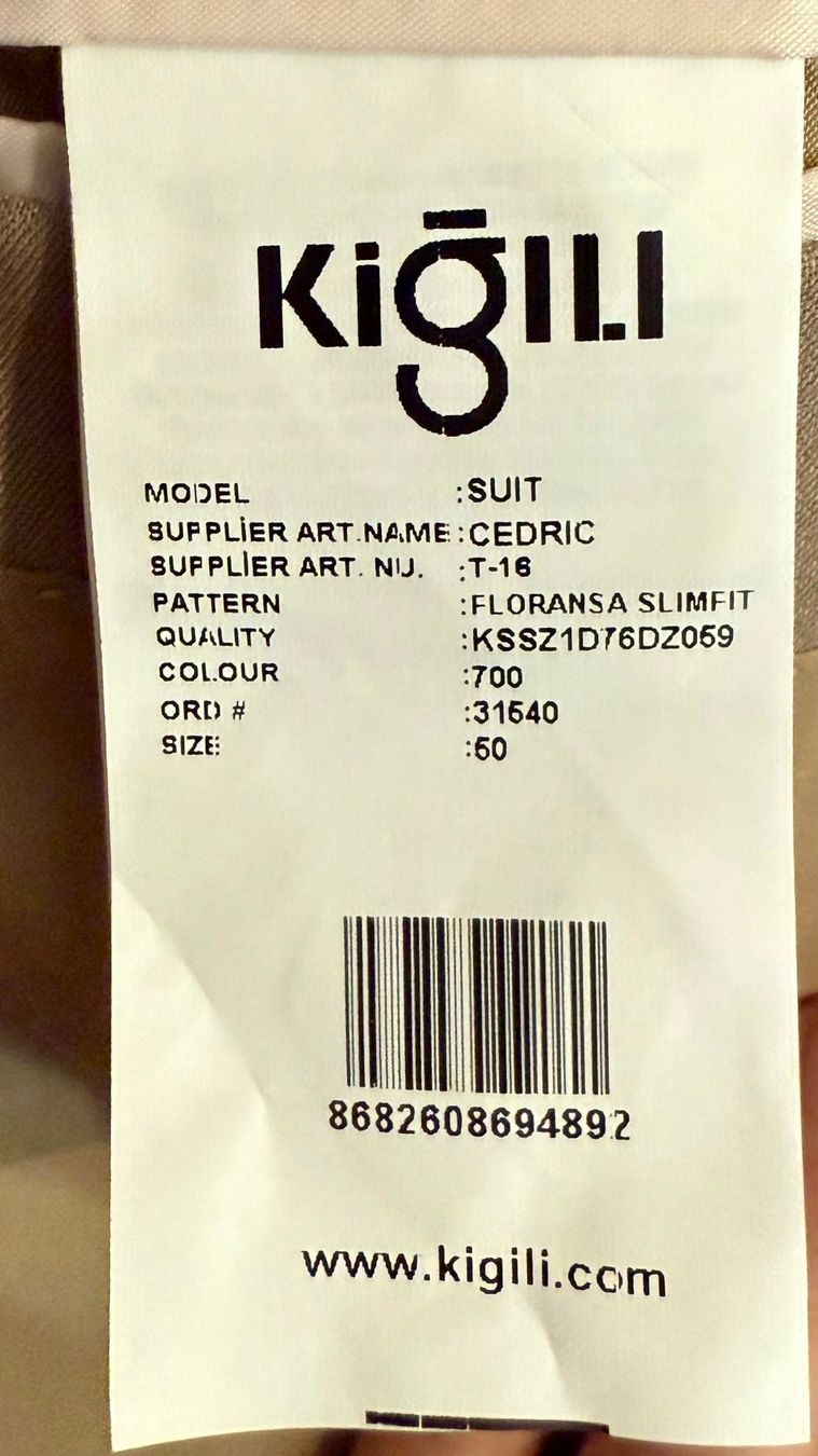 Completi: Herrenanzug Kigilli CEDRIC / Gr. 50 – Nuovo e nell'imballaggio originale da chur venduto da noir777 6