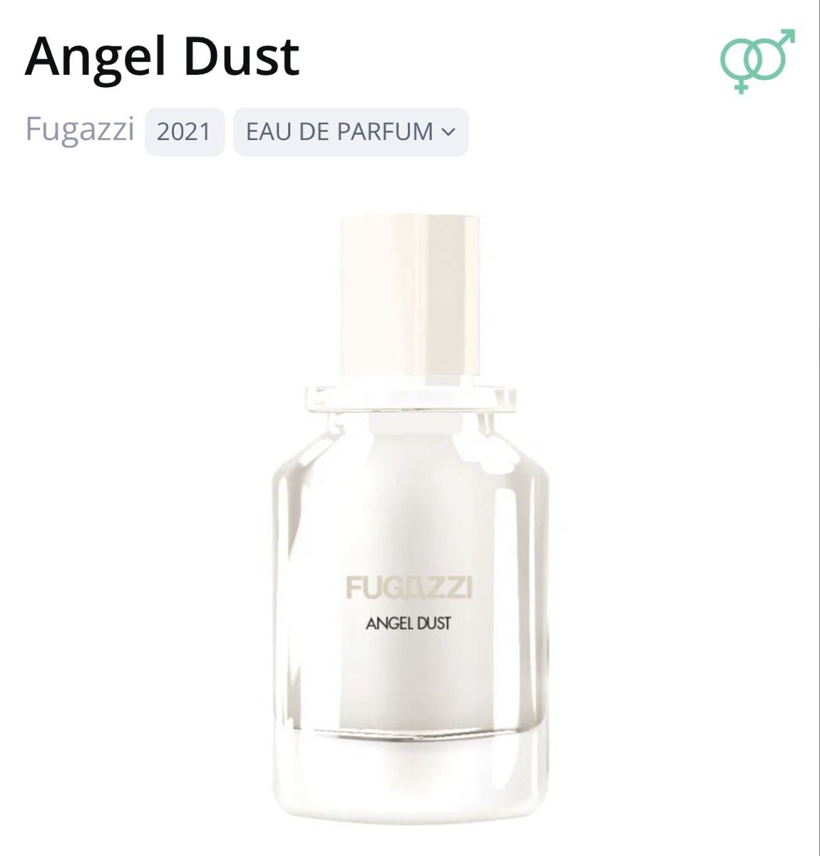 Profumi & Eau de Toilette: Fugazzi Angel Dust 1ml Probe – Usato da Meierskappel venduto da Philium