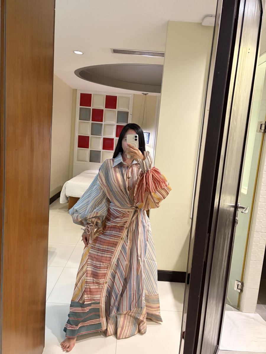 Vestiti: Elegant Linen Blend Maxi Dress – Nuovo (secondo la descrizione) da St.Josefen venduto da lop_lh8d 4