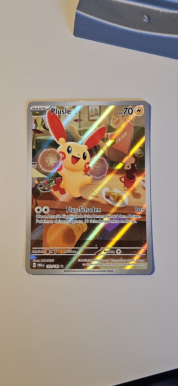 Pokémon Carte collezionabili: Plusle 193/182 Paradox Rift DE – Usato da Belp venduto da Ginus85 3
