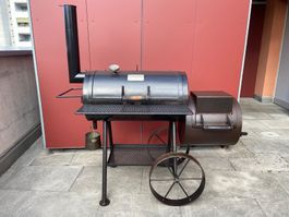 Texas Ranger Smoker Grill aus massivem Stahl – BBQ-Smoker
