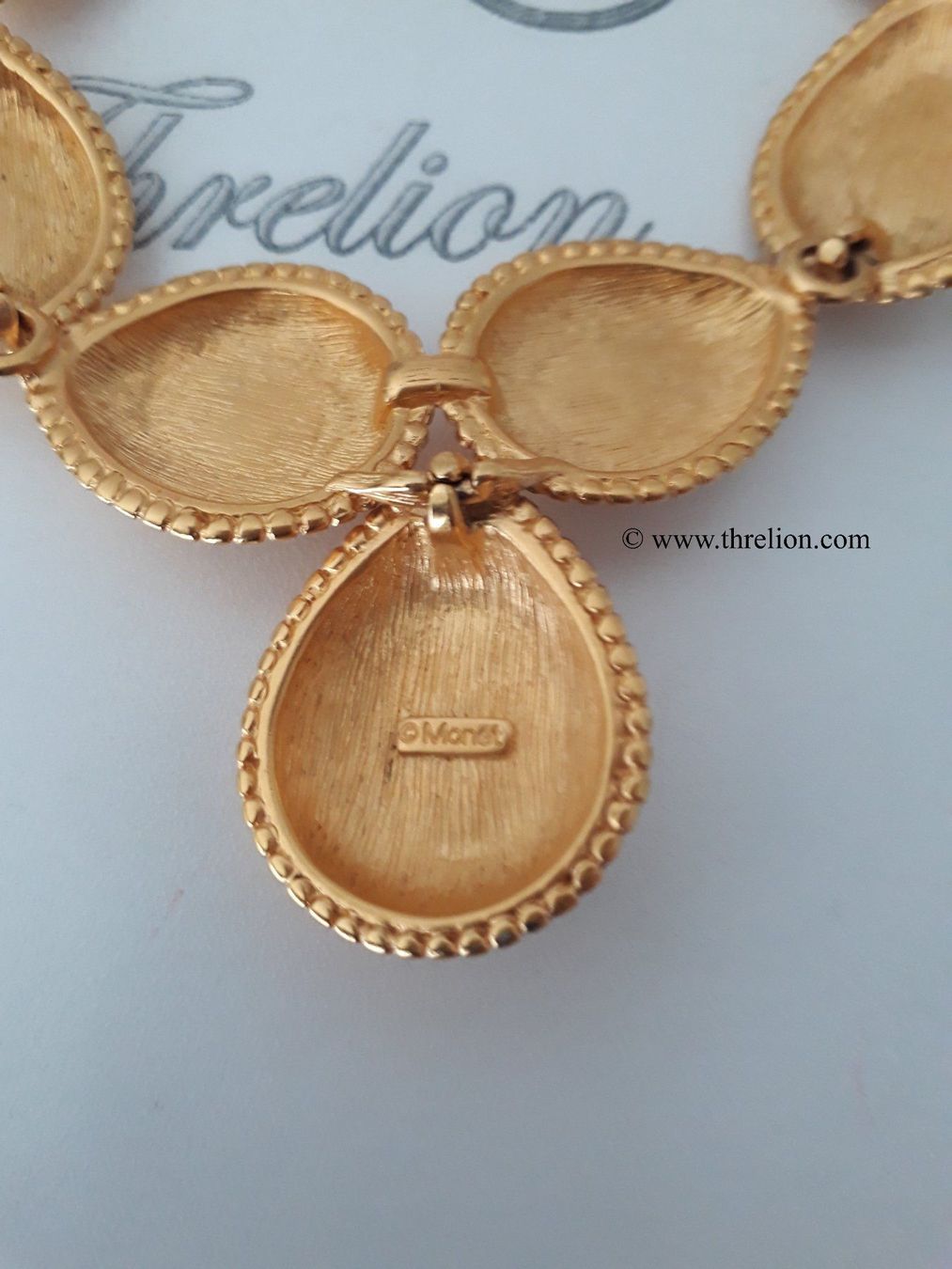 Catenine: Vintage Monet Haute Couture Halskette – Usato da Riehen venduto da Threlion 3