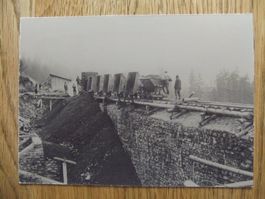 Reproduktion Lötschbergbahn bei Frutigen