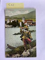alte Ansichtskarte Säckingen "Behüt Dich Gott" 1912