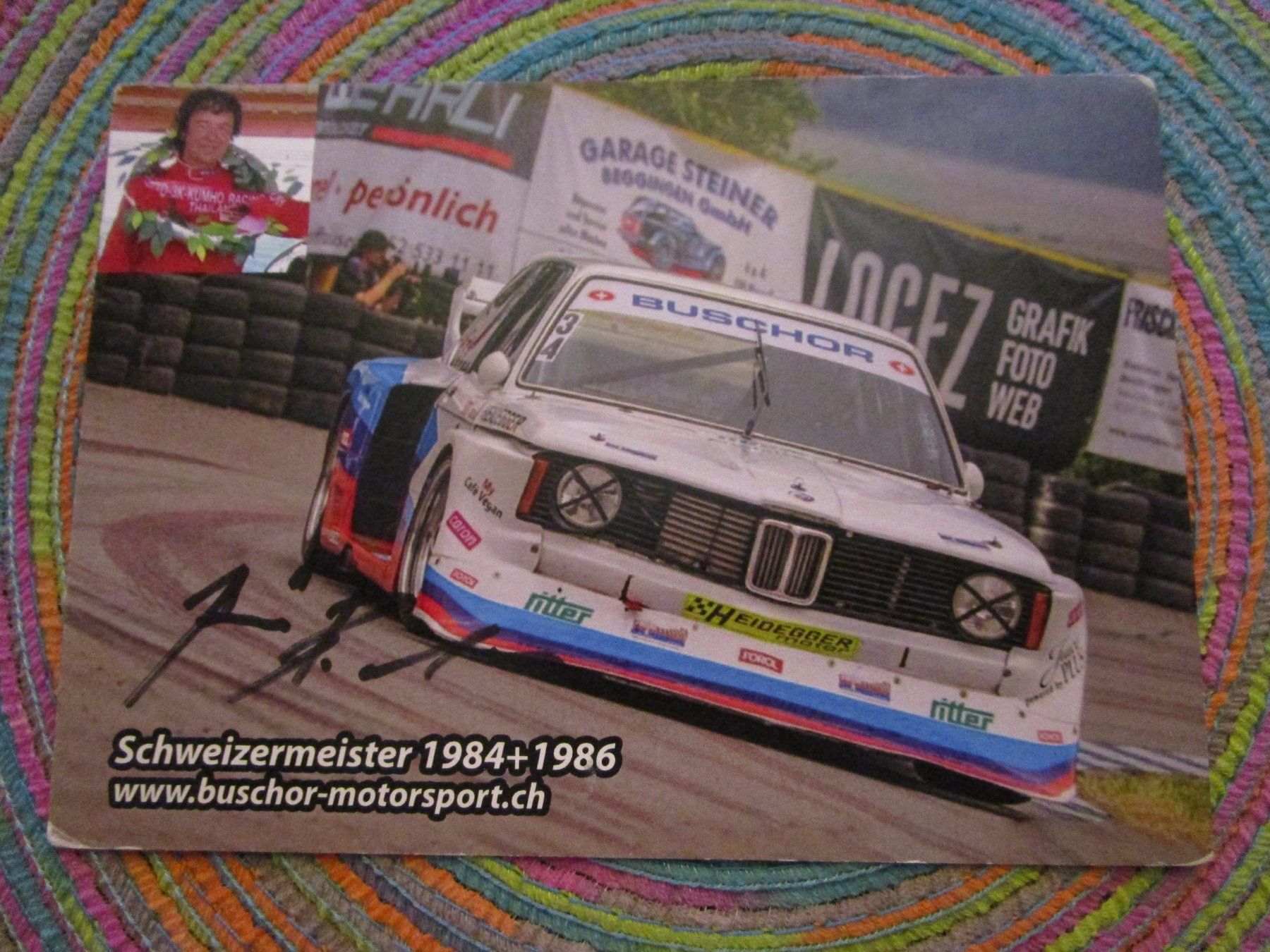 Autografi: BMW HEIDEGGER E-21 ARMIN BUSCHOR CH MEISTER AUTOGRAMM ANTIK – Usato da GUTENSWIL venduto da Alpina6