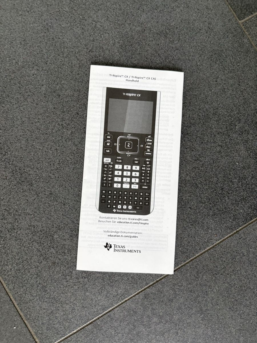Texas Instruments Calcolatrici tascabili: TEXAS TI-Nspire CX CAS Graphikrechner + Software – Usato da Steinhausen venduto da Alphorn65 1