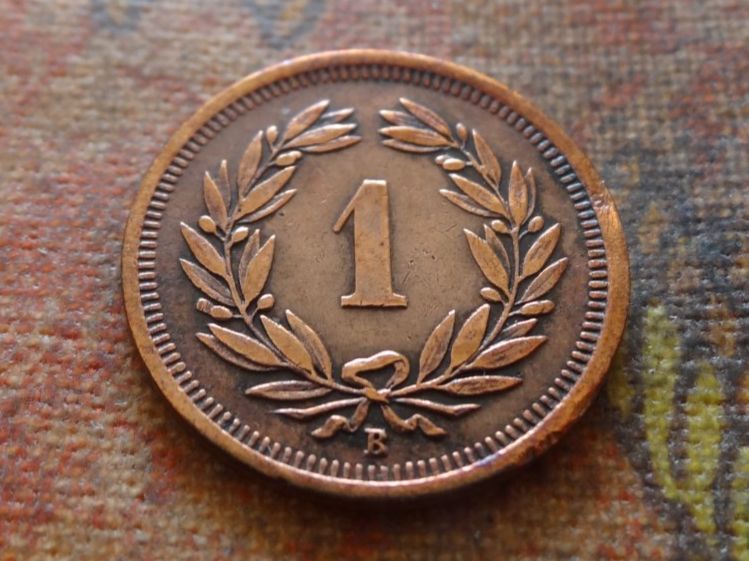 Tutti le monete: 1 Rp. 1911  (B) – Usato da Romanel-sur-Lausanne venduto da Swift13 1
