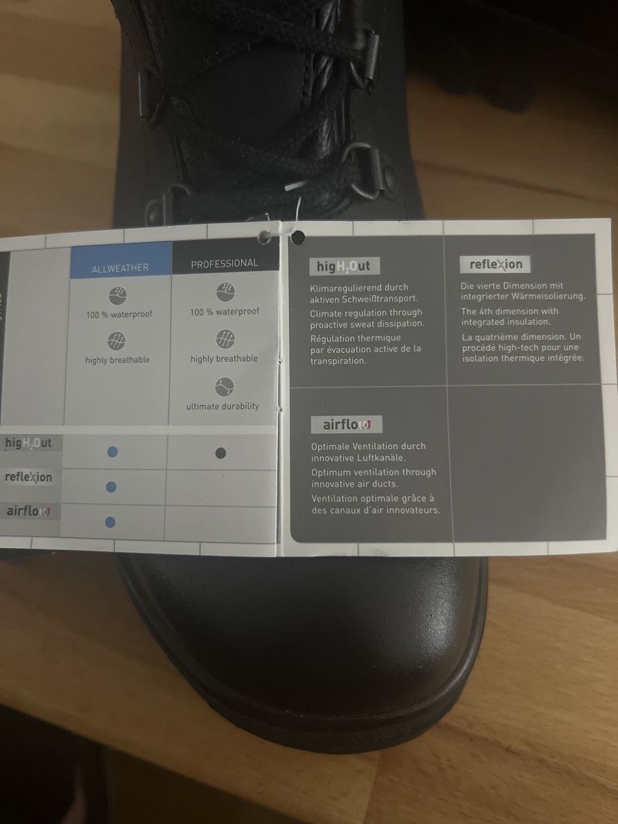 Scarpe da uomo: BOTTE DE TRAVAIL DE QUALITÉ BOS SYSTÈME – Nuovo (secondo la descrizione) da Brügg BE venduto da traindenuit 6