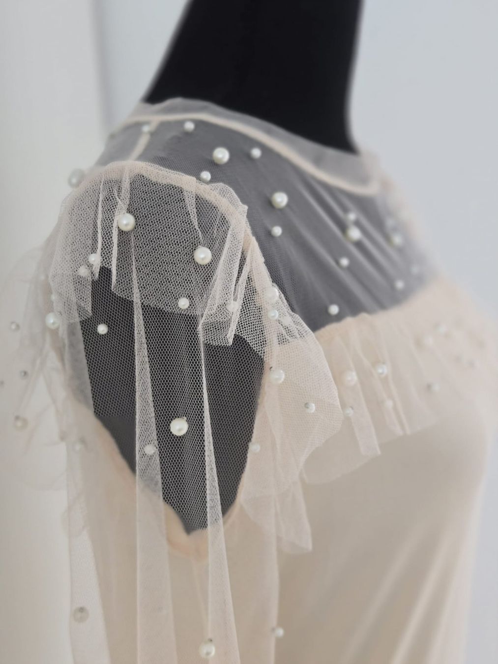 Camicette: Elegante Damenbluse mit Perlen - Neu ! Gr. M – Nuovo (secondo la descrizione) da Rheinsulz venduto da Gilea 5