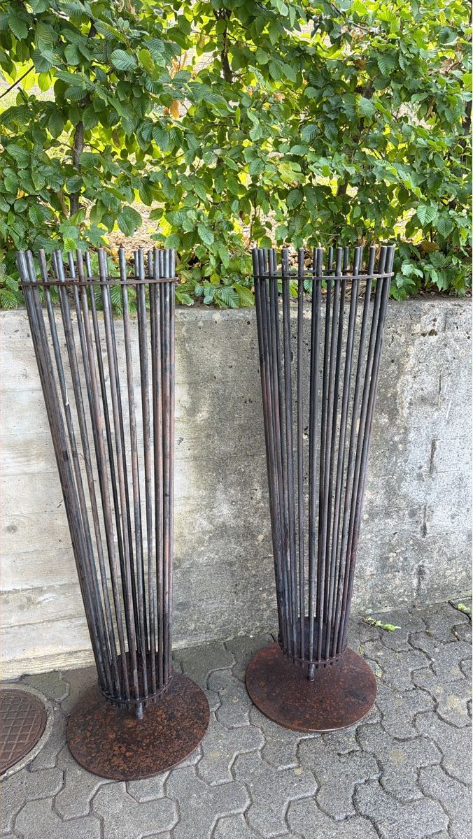 Autres décorations & accessoires: Feuerkorb .Zwei Metall-Fackeln . – D'occasion à Adligenswil par goverla11