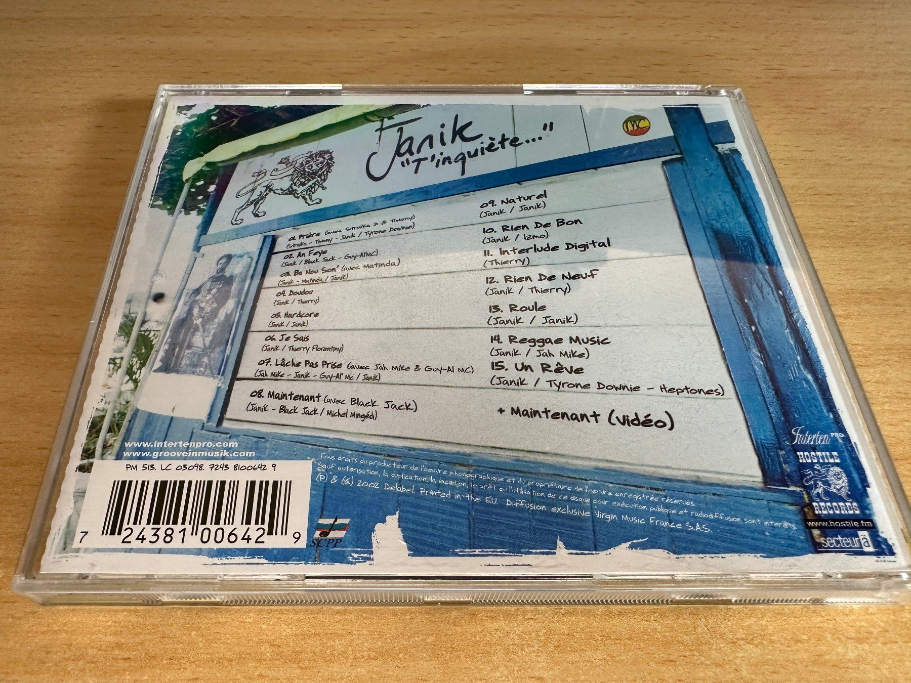 CD: Janik – T'Inquiète – Usato da Rikon im Tösstal venduto da Alpenmutz 1