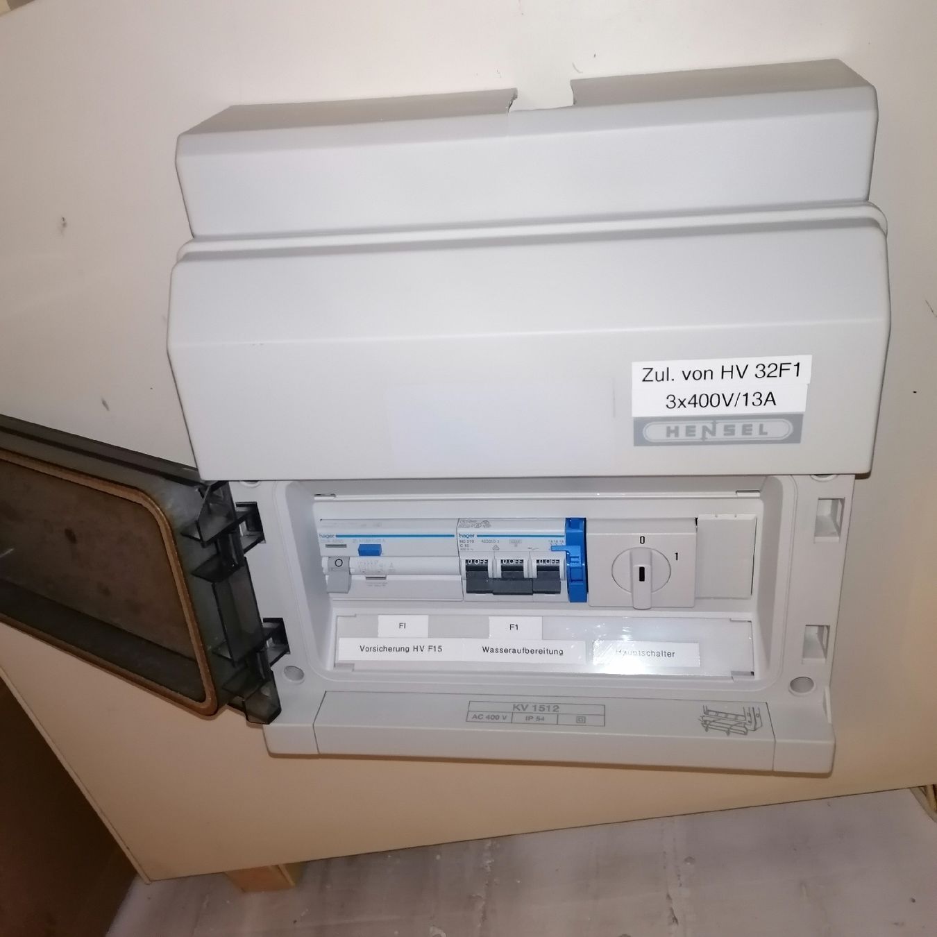 Hager Alimentazione elettrica: AP klein Verteilung – Usato da Bazenheid venduto da Beltoni 3