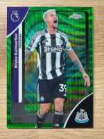 Soccer Bruno Guimaraes 67/99 GREEN WAVE Topps Chrome 25/26