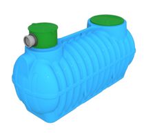 1000-Liter-Regenwassertank mit Pumpe