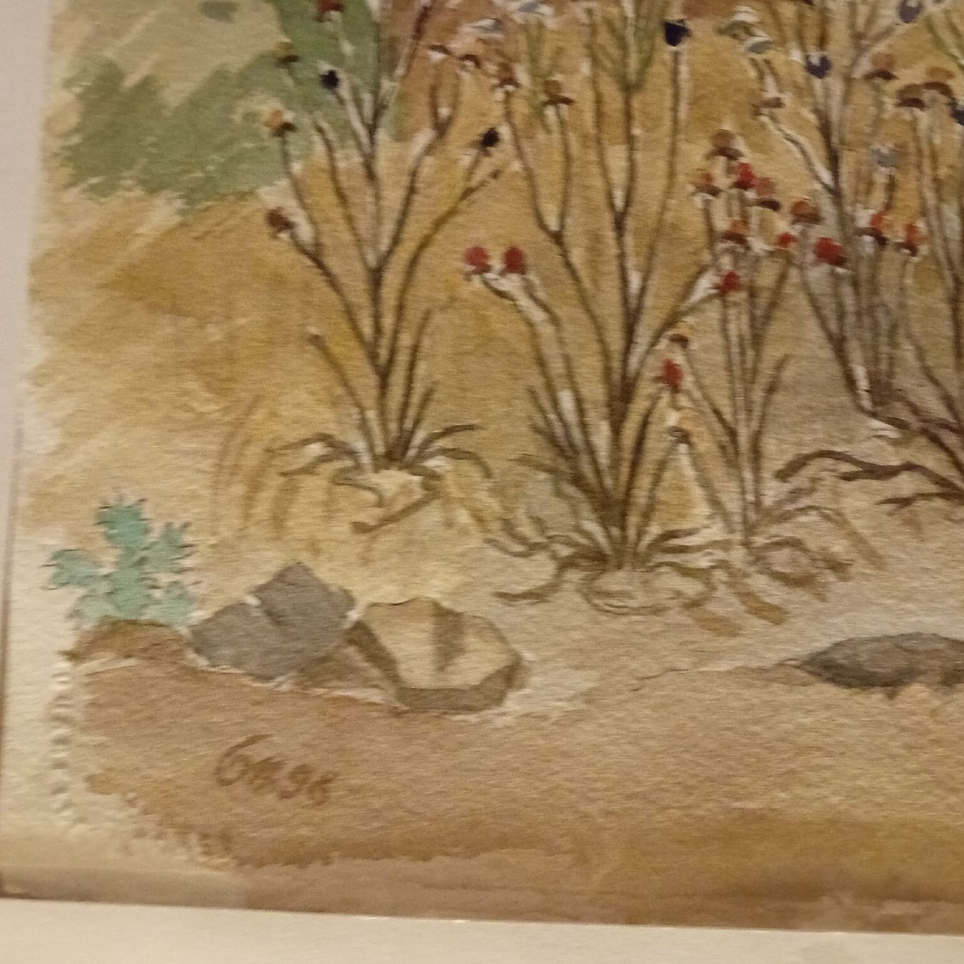 Gemälde: Aquarell Herbstlandschaft signiert – Gebraucht aus Elgg von Feuerpferd7777-1966 2
