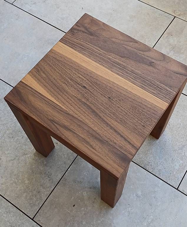 Hocker: Hocker Nussbaum (2 Stück) – Neu (gemäss Beschreibung) aus Jens von Pamela2015 1