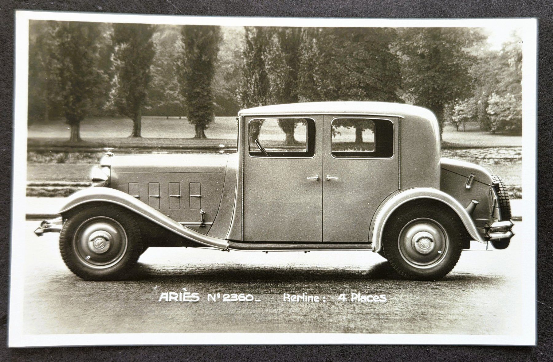 Cartoline postali: ARIES Berline 4 Places Oldtimer Auto Postkarte Carte postale – Usato da Tavannes venduto da Cire