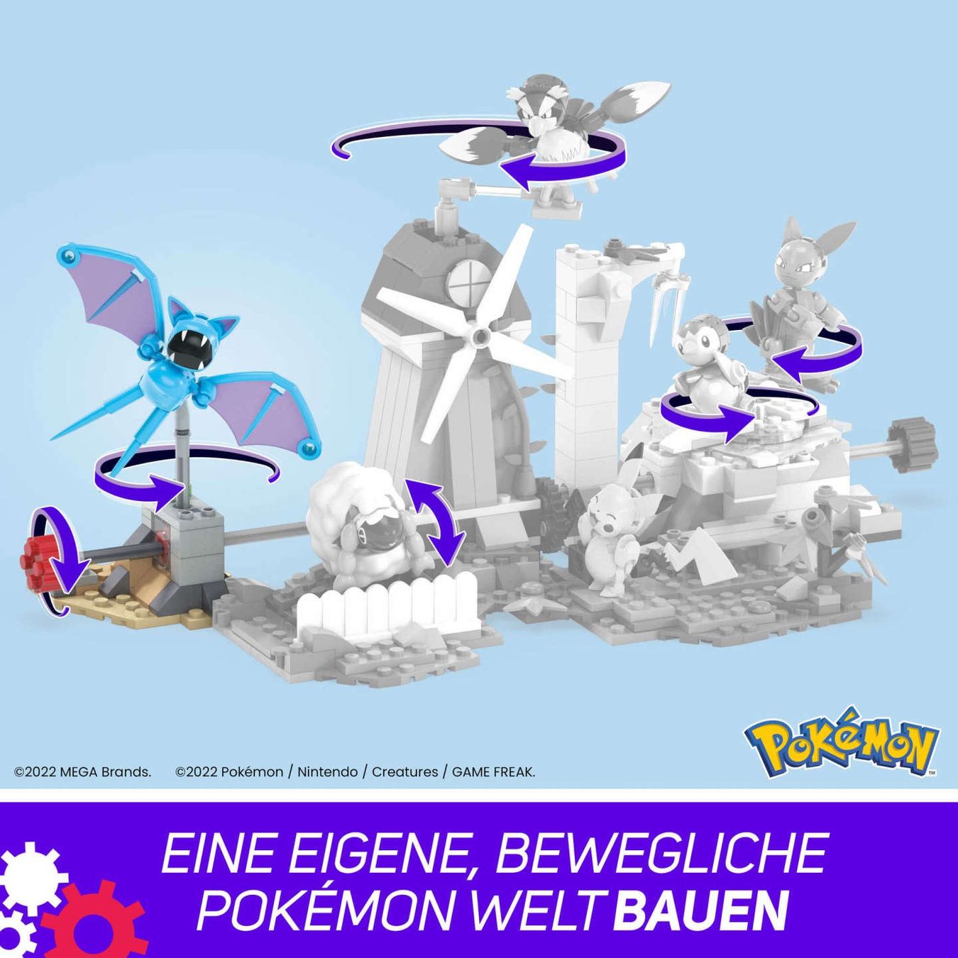 Mega Baukästen: Mega Pokémon Zubats Mitternachtsflug HKT19 – Neu und originalverpackt aus Basadingen von NekoBricks 6