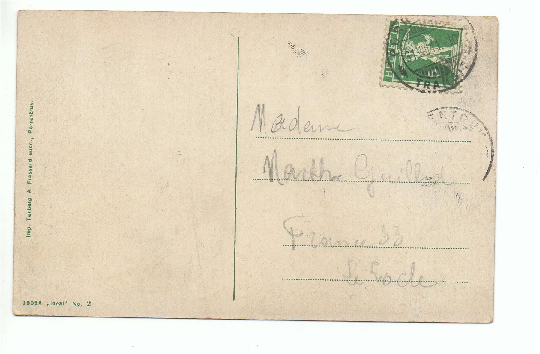 Cartoline postali: PORRENTRUY animée – Usato da Jona venduto da philajona 1