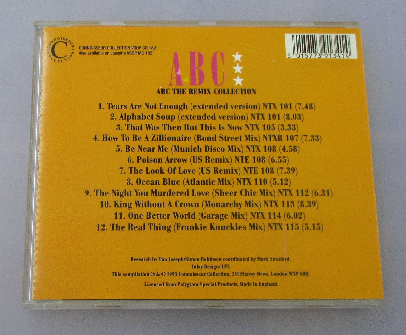 CDs: ABC - The Remix Collection – D'occasion à Wattwil par Muriel11 1