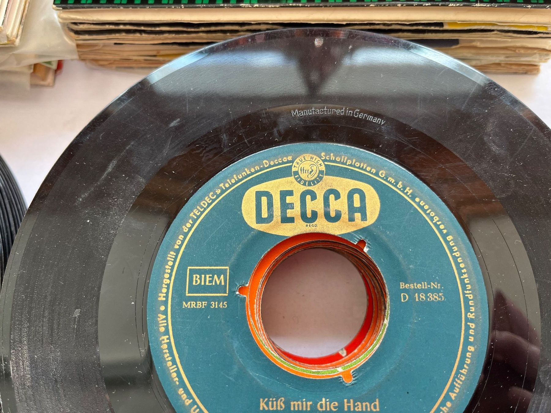 Dischi in vinile: Alte Schallplatten 45 U/min. – Usato da Küblis venduto da hypofacto 4