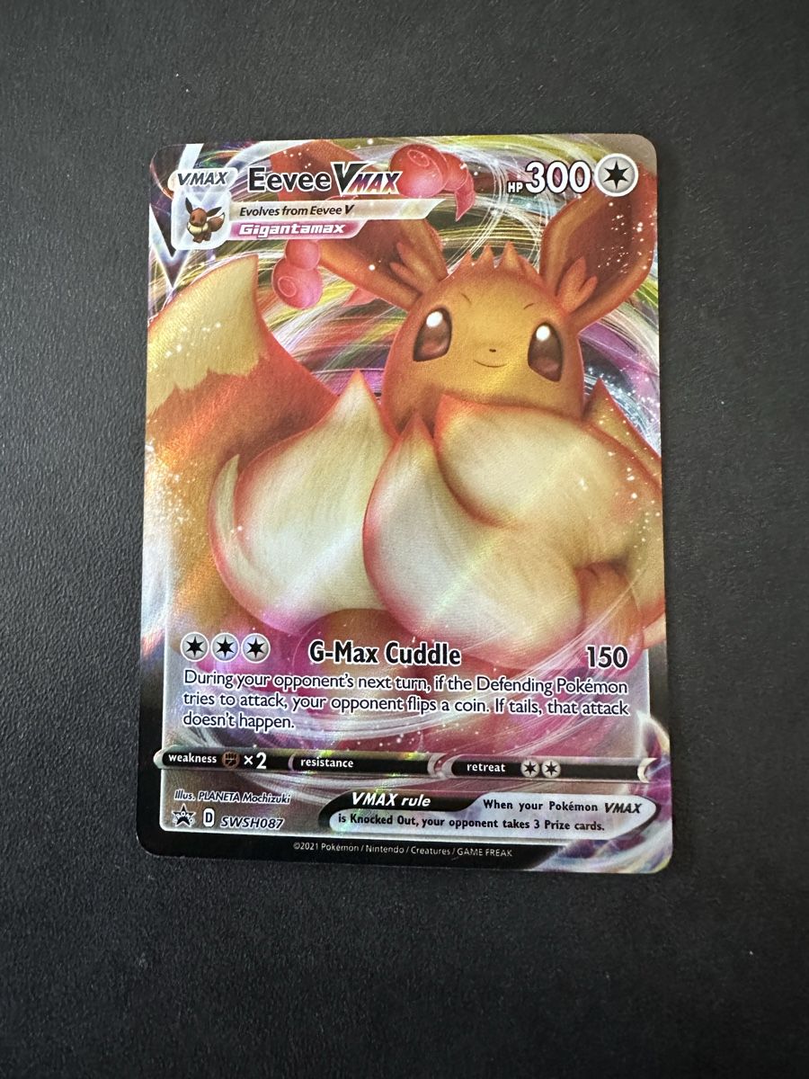 Pokémon Carte collezionabili: Eevee VMAX Sword & Shield Promo – Nuovo (secondo la descrizione) da Baar venduto da tiiqz