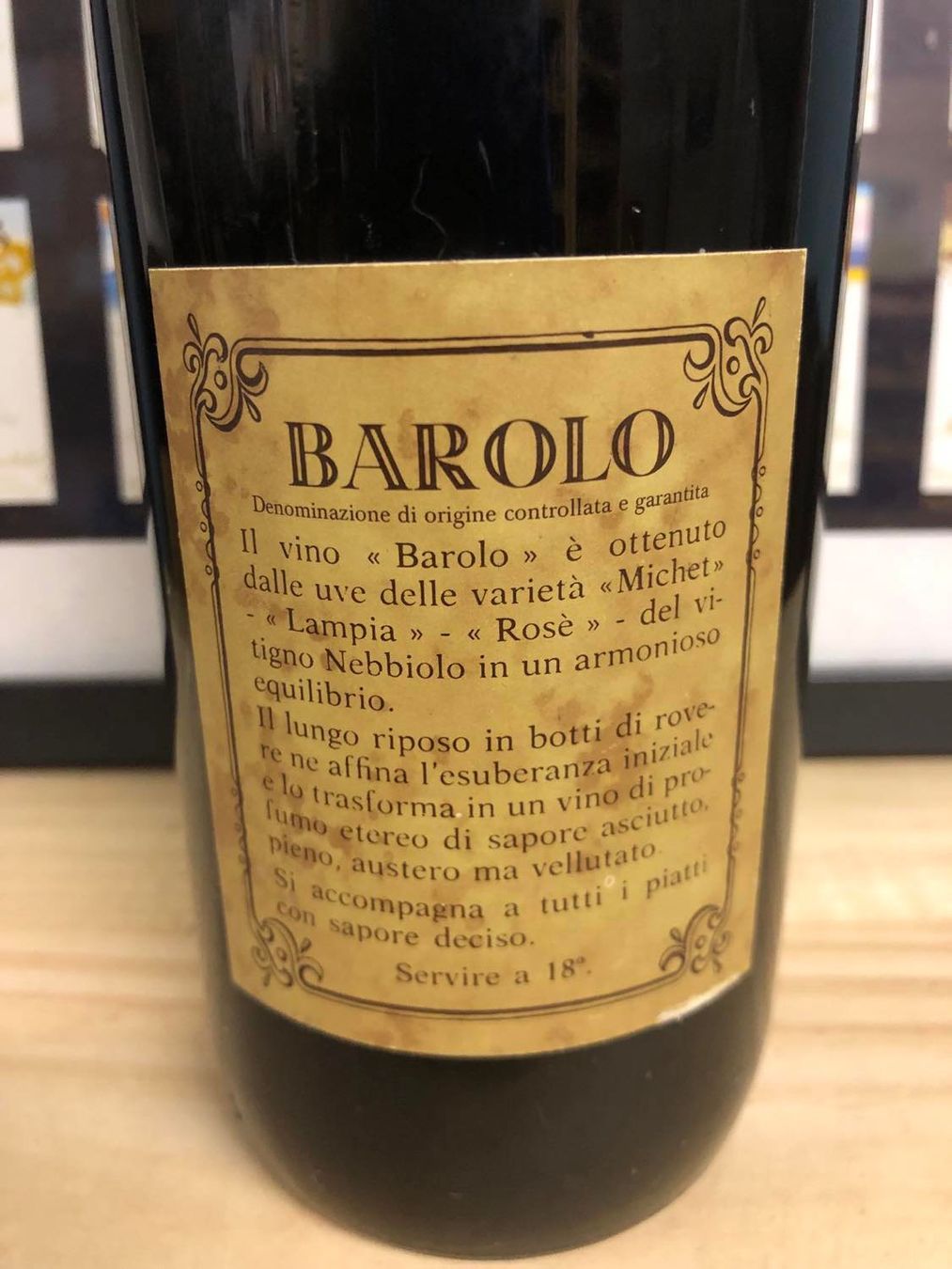 Vino: 1990 BAROLO CANOVA – Nuovo e nell'imballaggio originale da Münchenstein venduto da wusmarino 2
