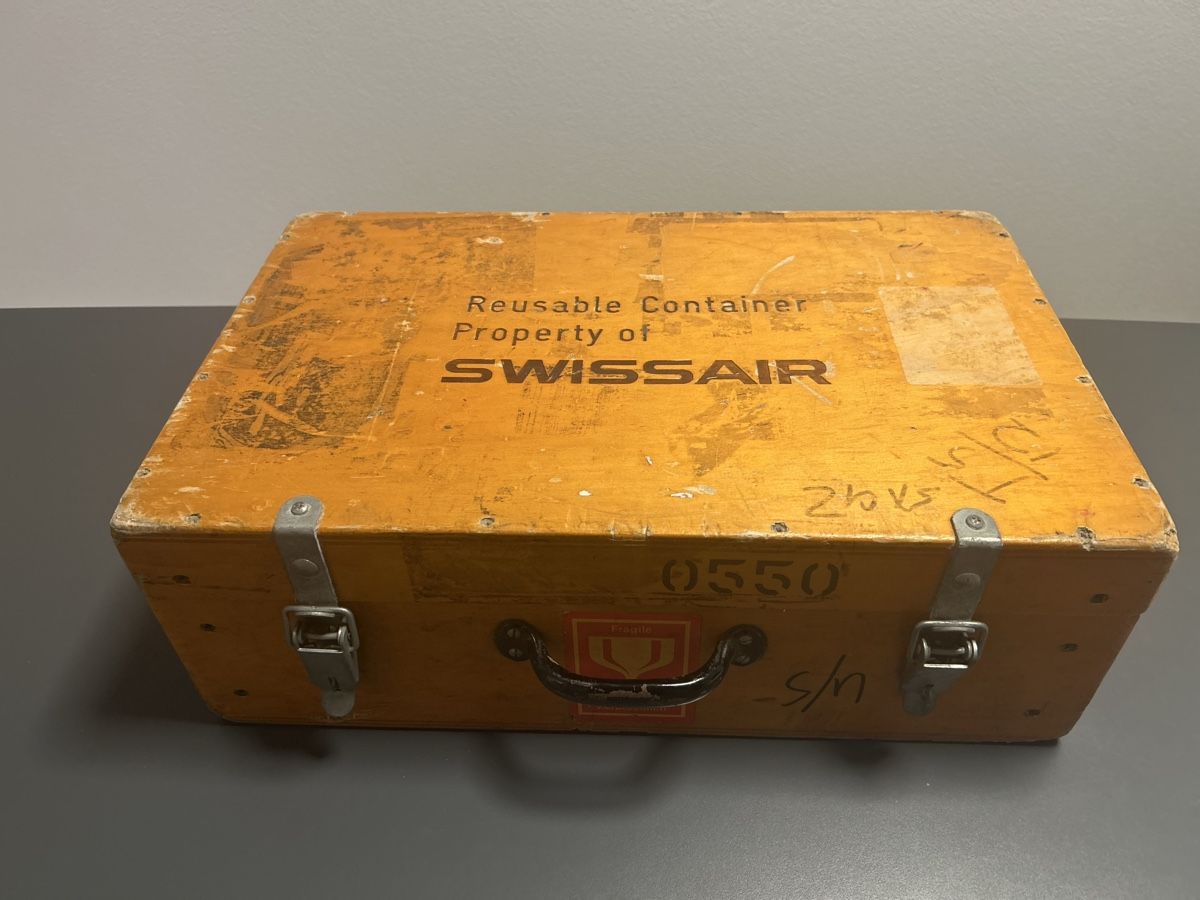Swissair Valigie: Swissair Reusable Container – Usato da kloten venduto da Sgana 2
