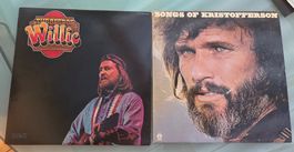 Willie Nelson & Kris Kristofferson Schallplatten -Top!
