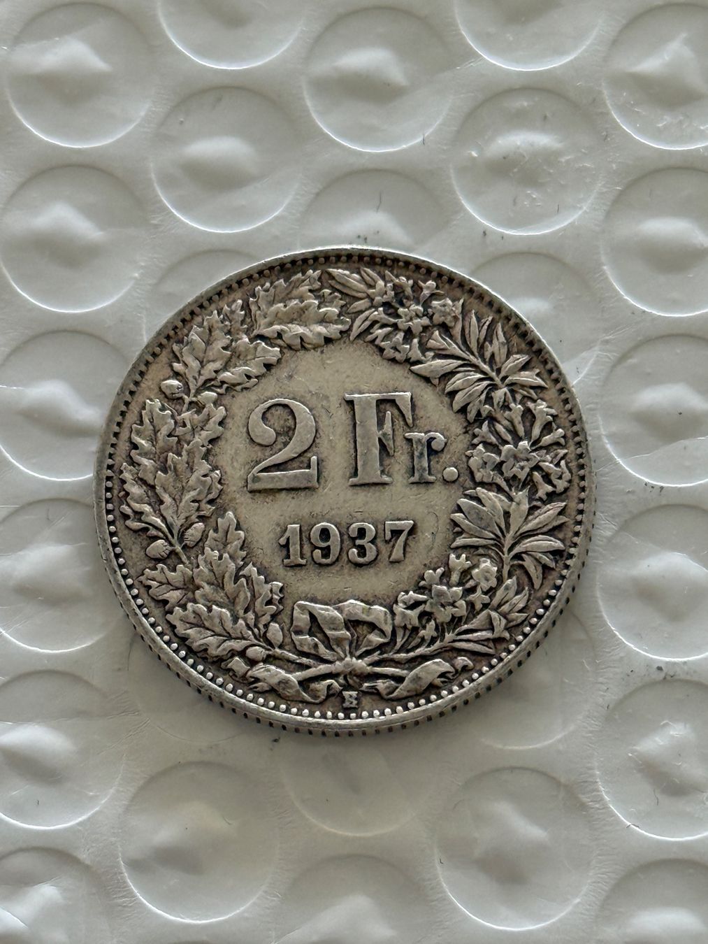 Tutti le monete: 2 Franken 1937  Rar – Usato da Wallisellen venduto da SWISS_SILVER1